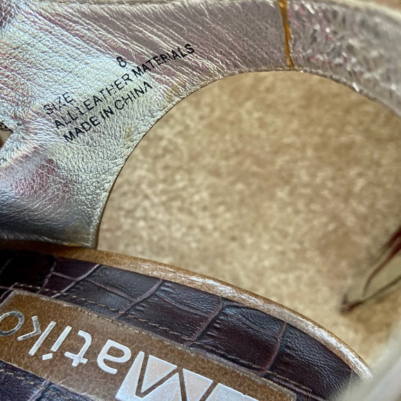 Genuine Leather Matiko Heels in size 8. Edgy style. Excellent condition. - Picture 6 of 7